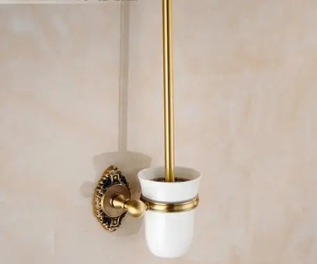 Brass Bathroom Accessories Set, Antique Bronze Paper Holder,Towel Bar,Toilet Brush holder ,Towel Holder bathroom Hardware set
