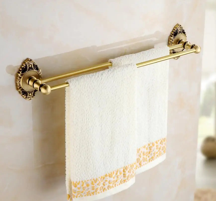 Brass Bathroom Accessories Set, Antique Bronze Paper Holder,Towel Bar,Toilet Brush holder ,Towel Holder bathroom Hardware set