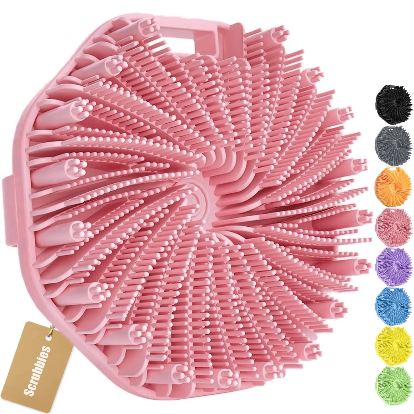 Scrub silicone body scrubber, Sensitive skin exfoliator Body scrubber, Body scrub, Shower silicone bath brush, charcoal