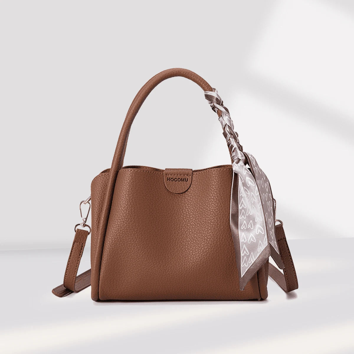 High-End Handbags for Women 2024 New Fashion Simple Trendyy Shoulder Bag Korean Versatile Hot Style Bucket Bag