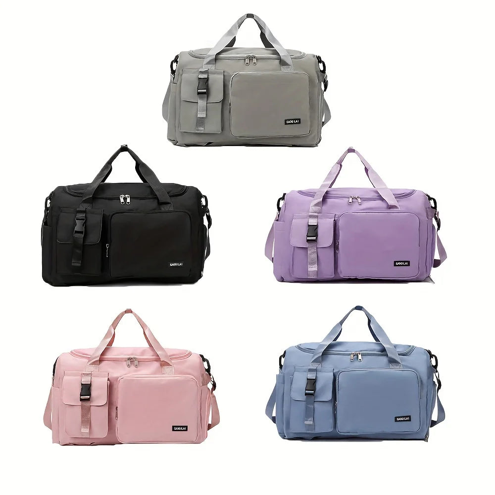 Travel Bag Large Capacity Dry and Wet Separation Student Portable Luggage Travel Storage Bag Fitness Bag Training Bag
