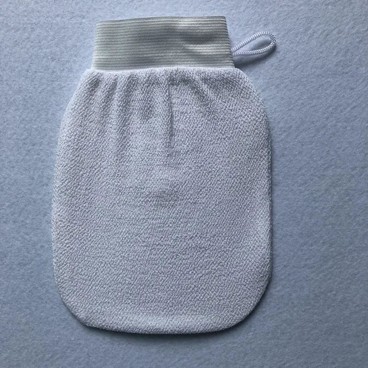 1 Piece Double Sided Hammam Scrub Mitt Magic Peeling Glove Exfoliating Tan Removal Mitt Body Scrubber Body Scrub Containers