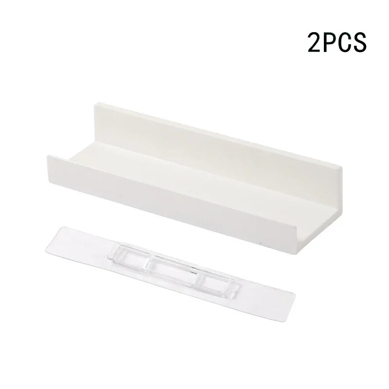 Bathroom Shelf Makeup Storage Organizer Rack Self Adhesive No-drill Shelves Wall Shampoo Rack Shower Shelf