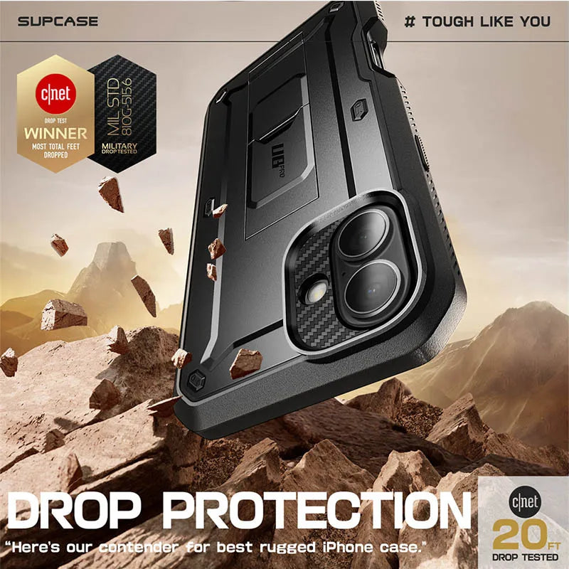 SUPCASE For iPhone 16 Case 6.1" (2024) UB Pro Full-Body Heavy Duty Rugged Phone Case with Built-in Screen Protector