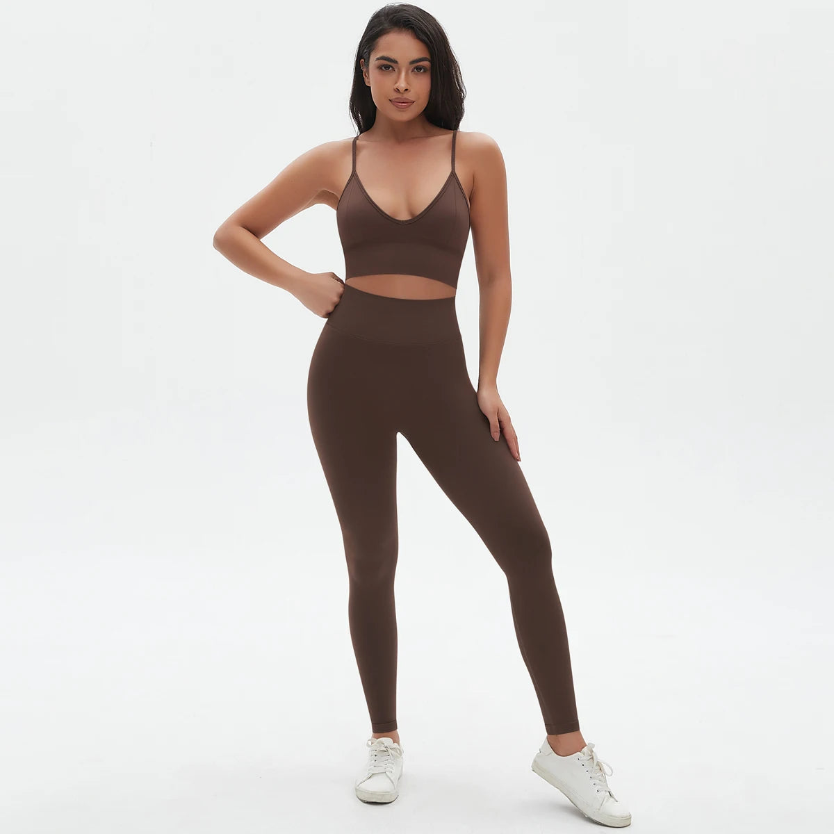 Sportswear Yoga Clothes Set Leggings and Tops Fitness Sports Suits Gym Clothing Bra Pants Sets Running Sport Outfit for Woman