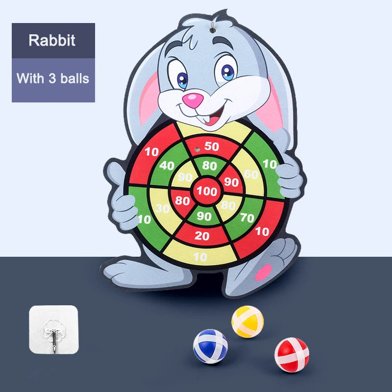 Educational Dart Board Games for Children Indoor Outdoor Party Play Games Kids Dartboard with Sticky Balls Sports Games For Kids