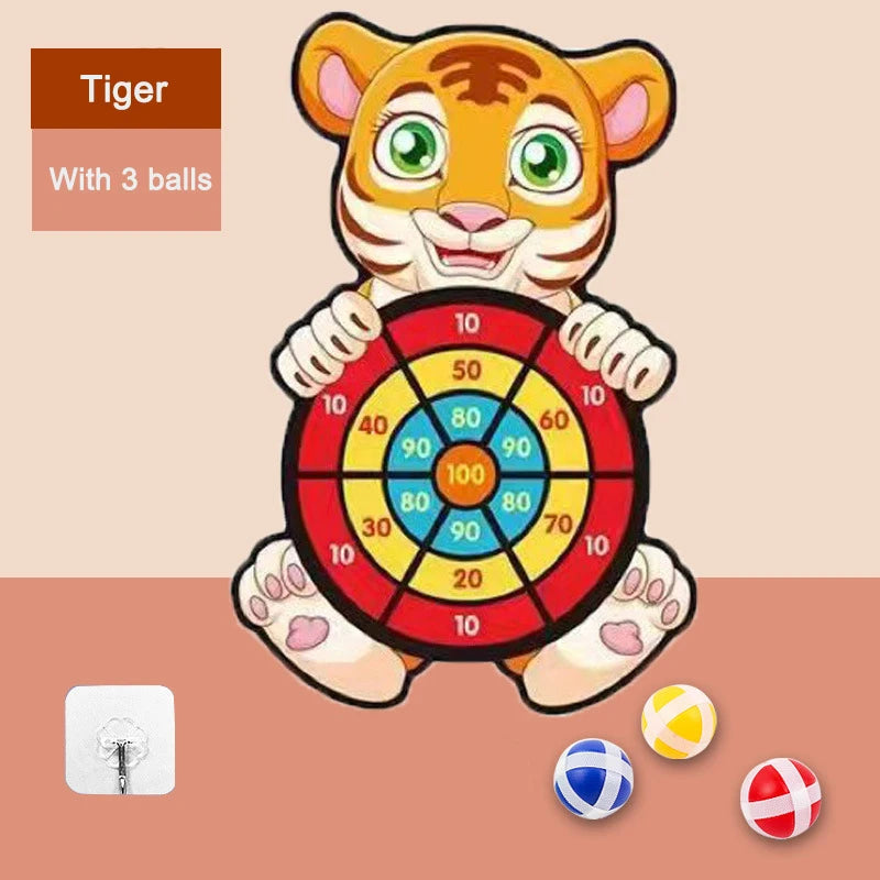 Educational Dart Board Games for Children Indoor Outdoor Party Play Games Kids Dartboard with Sticky Balls Sports Games For Kids