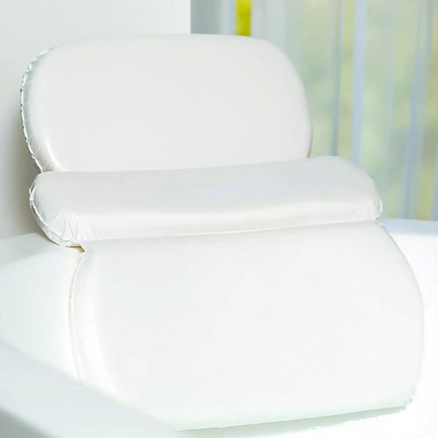 Luxurious Bathroom Accessories for Men and Women, Bathtub Decoration, Bathroom Essentials, Non-Slip Waterproof Pillow with Strong Suction Cup, Hot Water Bathtub Neck Support, Bathtub Spa Pillow, Oval
