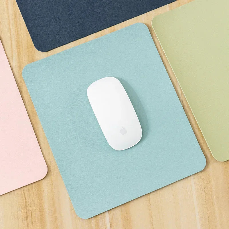 Small PU mouse pad Non-Slip Gaming Desktop Mouse Pad Waterproof Anti-Scratch Easy To Clean Mat For PC Laptop Desktop