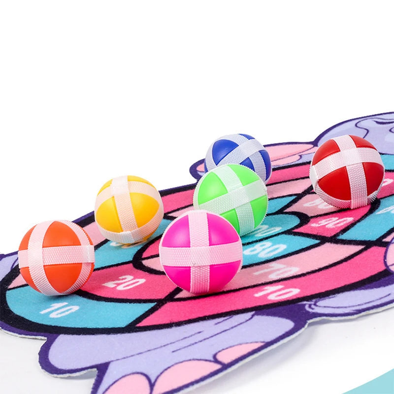 Educational Dart Board Games for Children Indoor Outdoor Party Play Games Kids Dartboard with Sticky Balls Sports Games For Kids