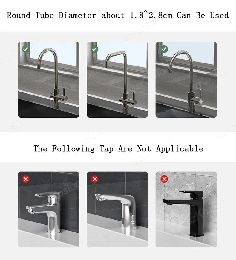 Bathroom Accessories Faucet Storage Shelves Shower Bar Faucet Rack Shampoo Soap Holder Adjustable Kitchen Rag Sponge Drain Shelf