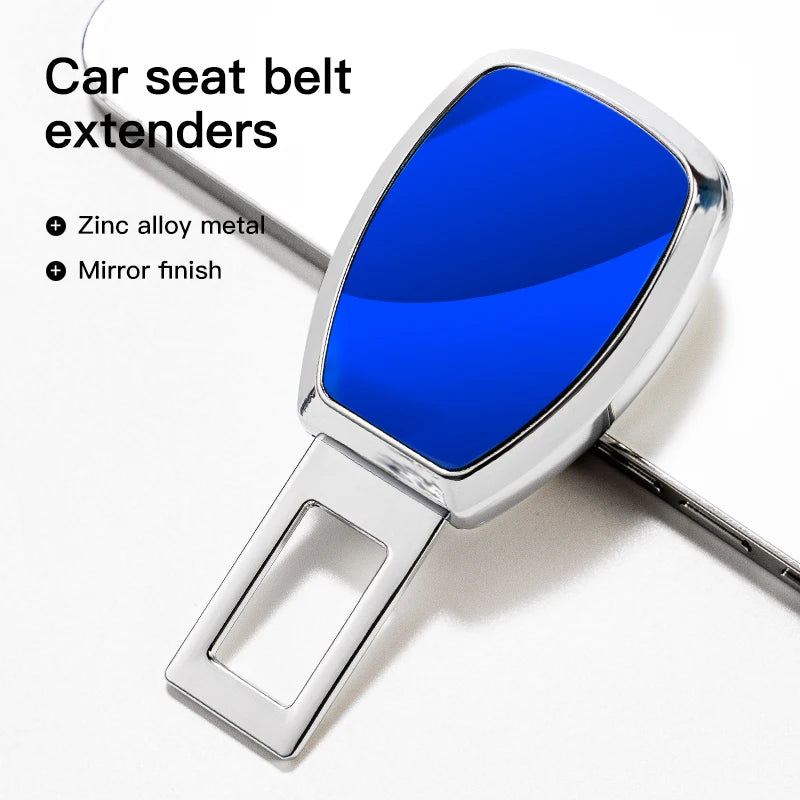 Car safety seat buckle and seat belt buckle extender accessories