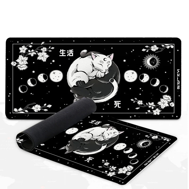 Coffee Mouse Pad Cute Cat Desk Mat Laptop Pad Carpet Anime Xxl Mousepad Company Notebook Gamer Computer Table Gaming Accessories