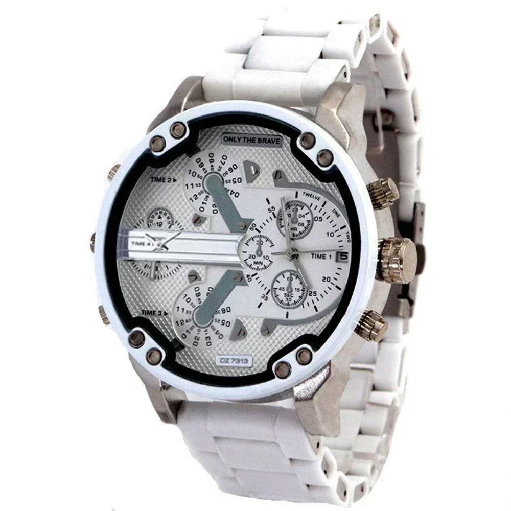 Wristwatch Smart Watches For Men Big Large Dial Watch Fashion Individual Silicone Belt Quartz Clock Sports Business For Women