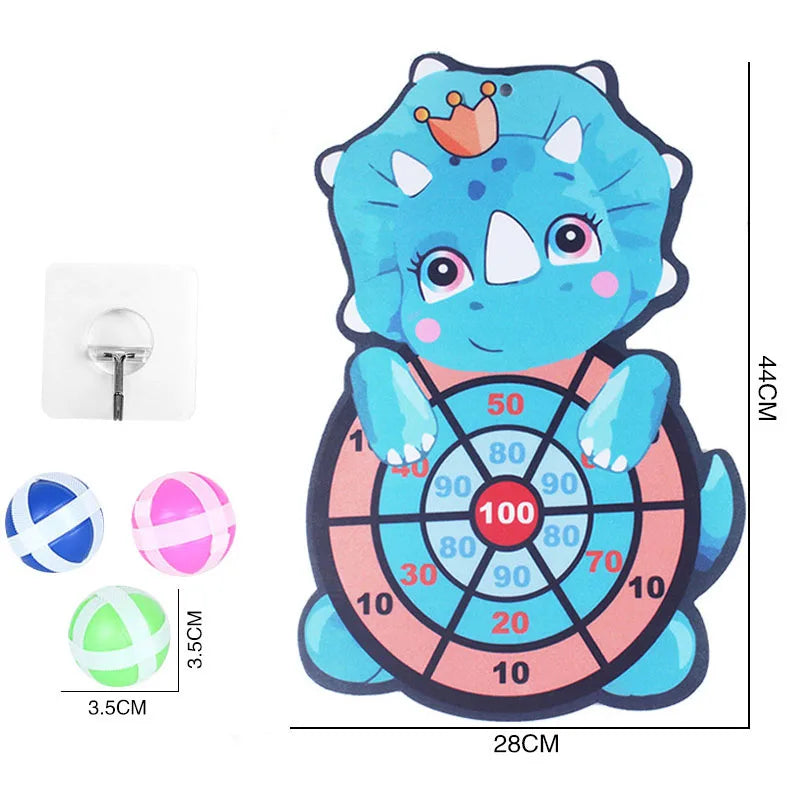 Educational Dart Board Games for Children Indoor Outdoor Party Play Games Kids Dartboard with Sticky Balls Sports Games For Kids