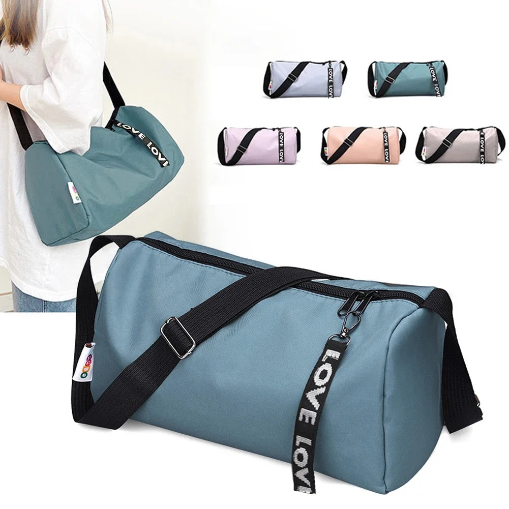 Women Gym Bag Folding Travel Bags Waterproof Fitness Training Bag Large Capacity Yoga Bag Ultralight Luggage Bag Sports Backpack