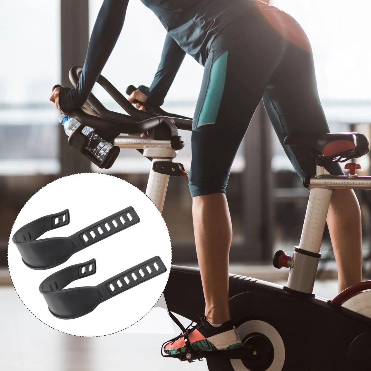 Straps Fitness Equipmentsss Toe Foot Footrest Clips Pedals Cycle Foot Bikes Cycling Gym Foot Clip Anti Universal