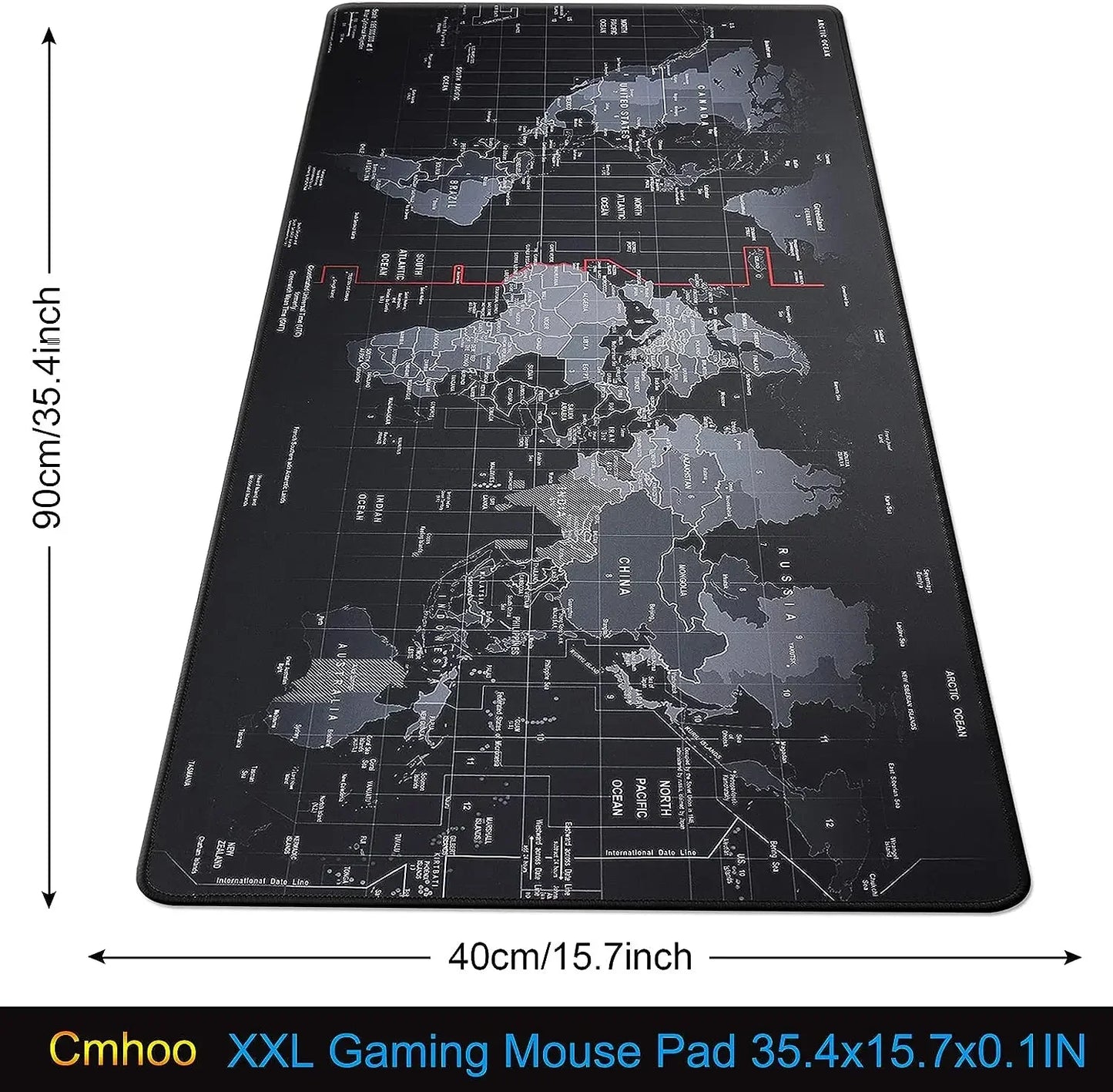 Map Mouse Pad Large Map Desk Mat Protector Gaming Mousepads Office Table Decor Keyboard Long Padding Notebook Computer Gamer Mat