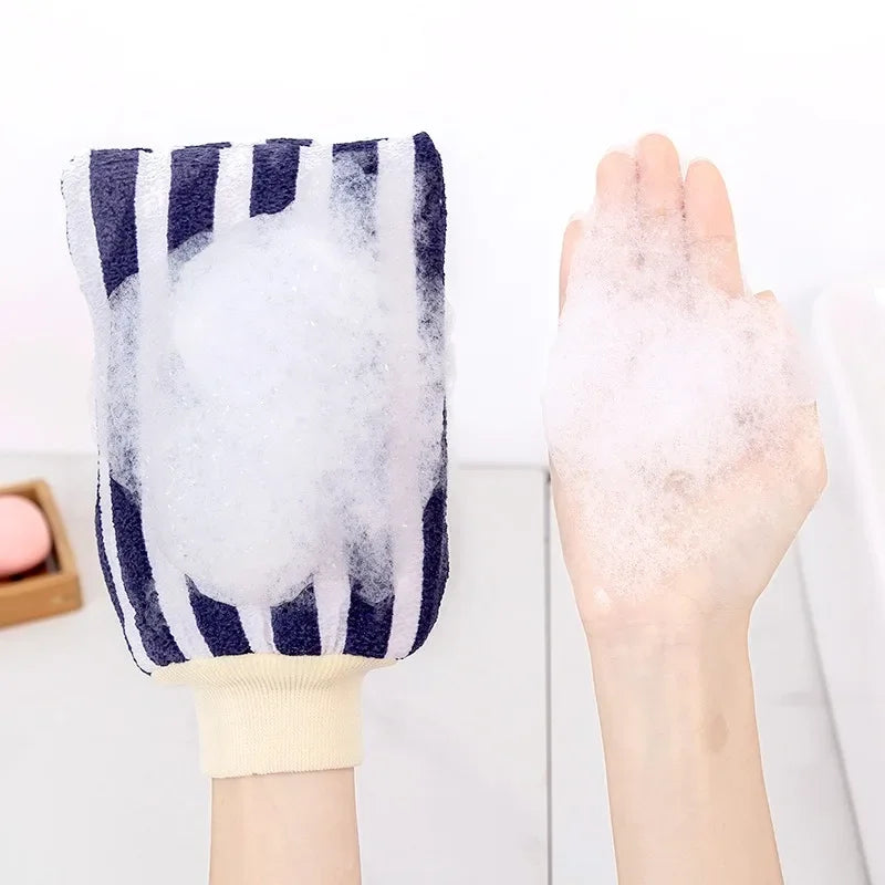 Bath for Peeling SPA Exfoliating Shower Brush Washcloth Body Cleaning Scrubber Mitt Rub Body Wash Gloves Back Shower Bath Towel