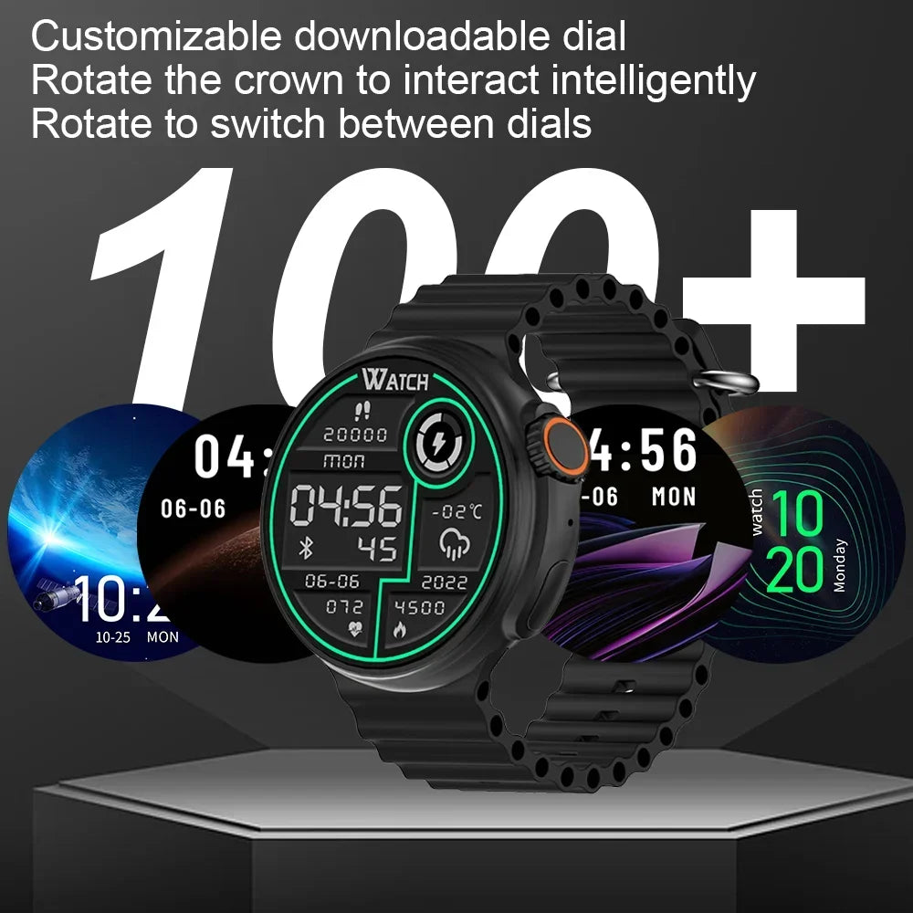 2024 Smart Watch Wholesale Price Factory Direct BT Call Message Display Watch Sport Mode Wireless Charging for IOS Android Phone