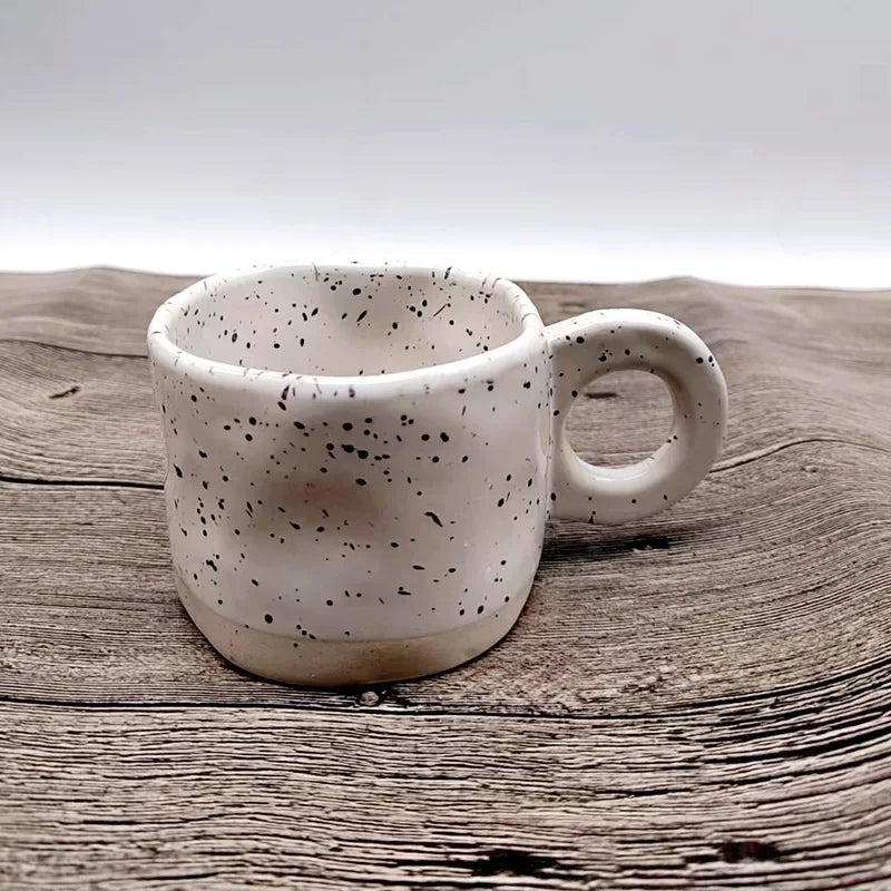 Creative Ceramic Coffee Mug Anamorphic Milk Cups Office Afternoon Tea Ink Splashing Mugs Kitchen Drinkware Home Accessories