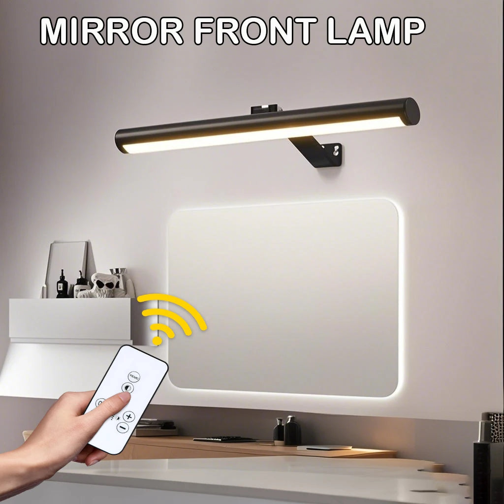 Bathroom Vanity Light Led Wall Lamp Aluminum 45cm Indoor Modern Black Wall Sconces Mirror Wall Light Painting Picture Light
