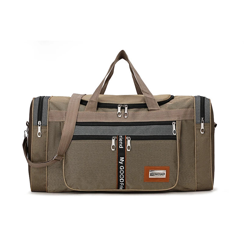 Women Men Nylon Travel Duffel Bag Carry On Luggage Bag Men Tote Large Capacity Weekender Gym Sport Holdall Overnight Bag Pouches