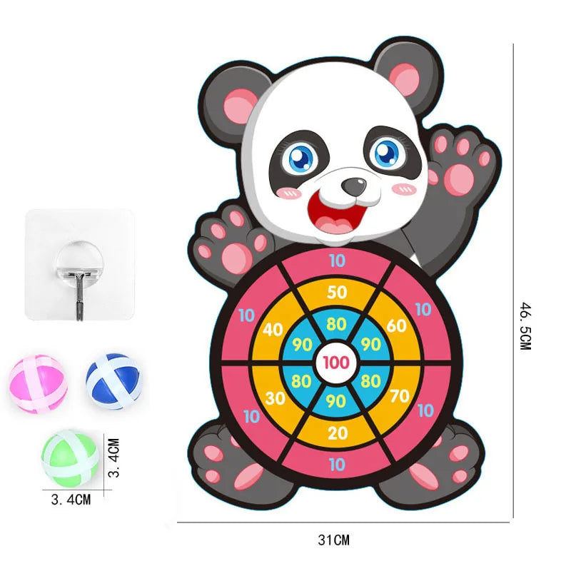 Educational Dart Board Games for Children Indoor Outdoor Party Play Games Kids Dartboard with Sticky Balls Sports Games For Kids