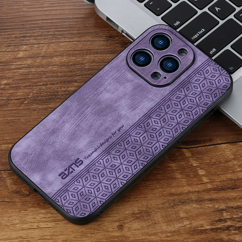 Iphone 11Case for IPhone 15 14Pro Max 13 12 11 Plus XS X XR 8 7 SE20 Luxury Leather Business Elite Shock Proof Cell Phone Cases