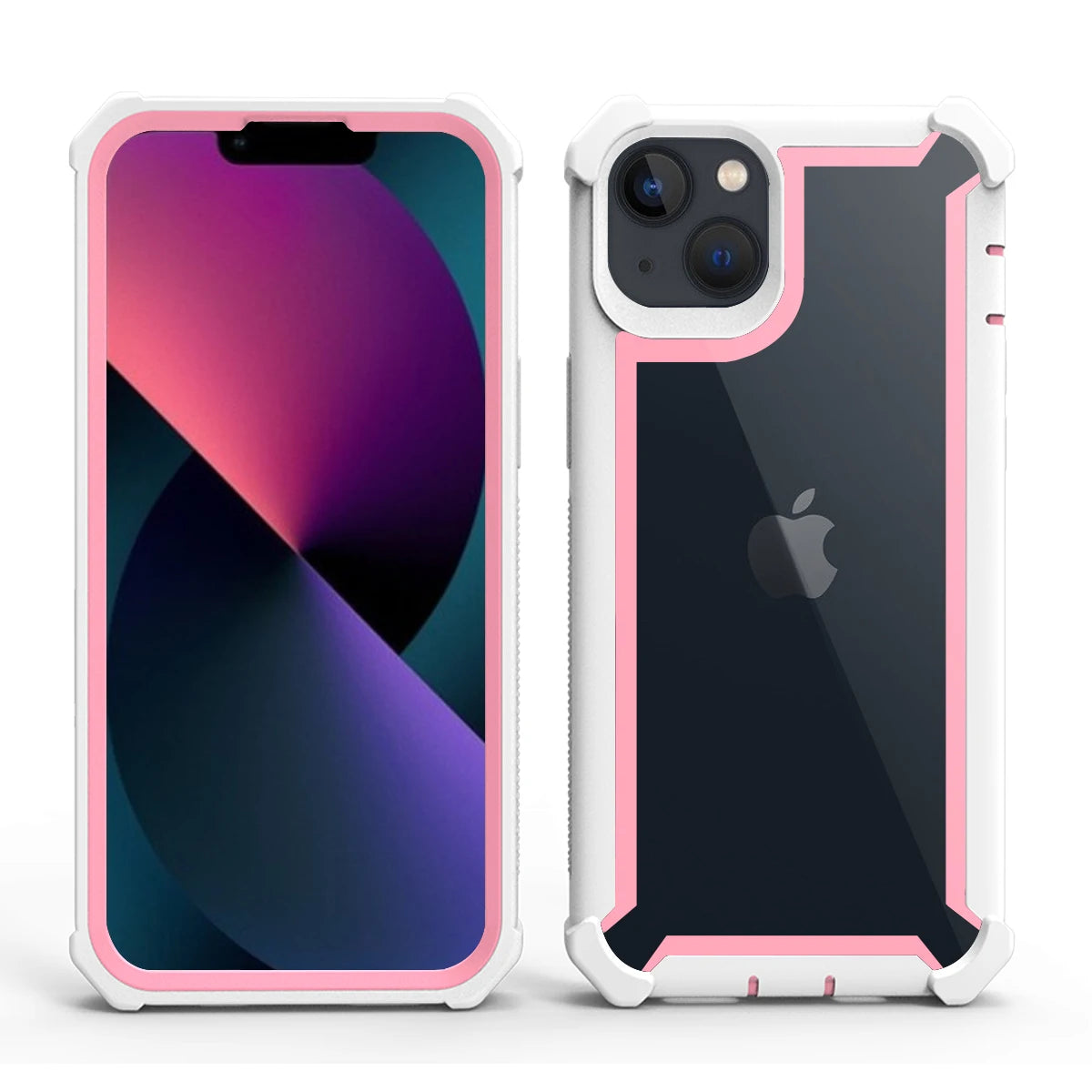 Transparent Phone Case For iPhone 15 14 13 12 11 16 Pro XS XR 7 8 Plus SE 2022 Hybrid Rugged Anti Shock Doom Armor Cover Cases