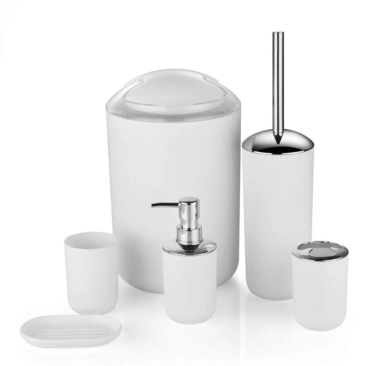 New luxury 4/6 piece bathroom accessories set various styles solid color high-end bathroom accessories set
