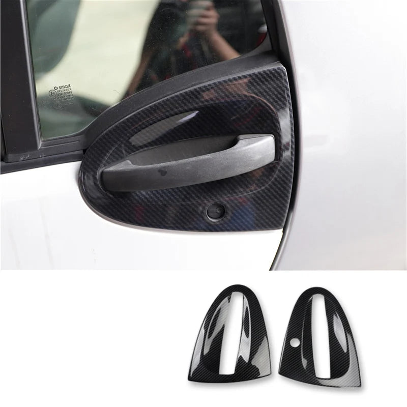 Car Styling Decorative Cover Protective Shell Carbon Interior Modification ABS Sticker For Old Smart 451 Fortwo Car Accessories