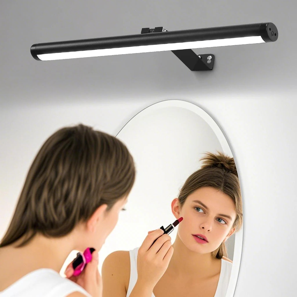 Bathroom Vanity Light Led Wall Lamp Aluminum 45cm Indoor Modern Black Wall Sconces Mirror Wall Light Painting Picture Light