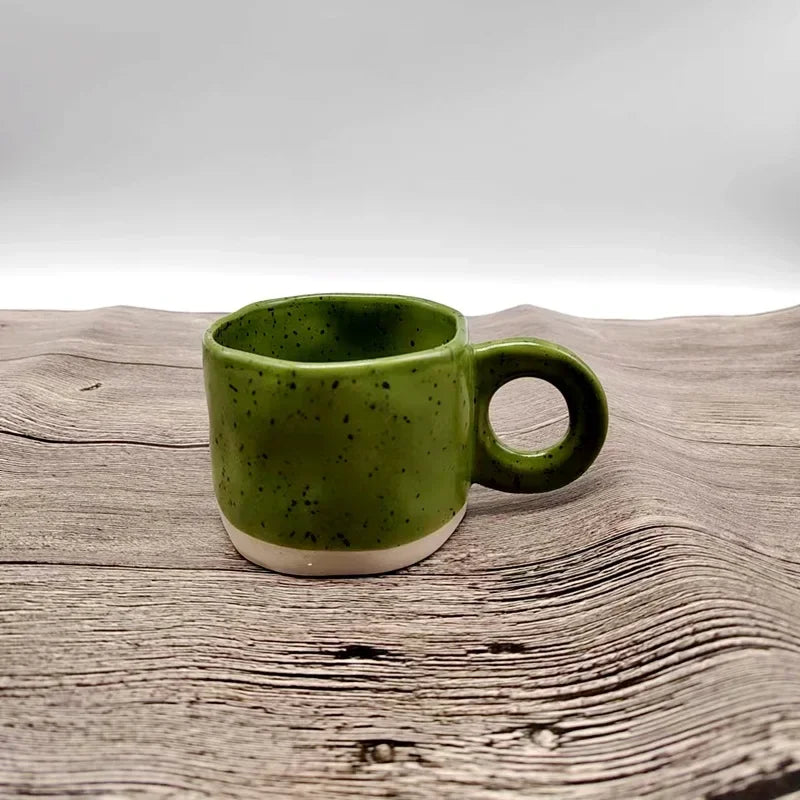 Creative Ceramic Coffee Mug Anamorphic Milk Cups Office Afternoon Tea Ink Splashing Mugs Kitchen Drinkware Home Accessories