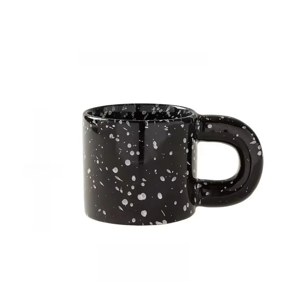 Creative Ceramic Coffee Mug Anamorphic Milk Cups Office Afternoon Tea Ink Splashing Mugs Kitchen Drinkware Home Accessories