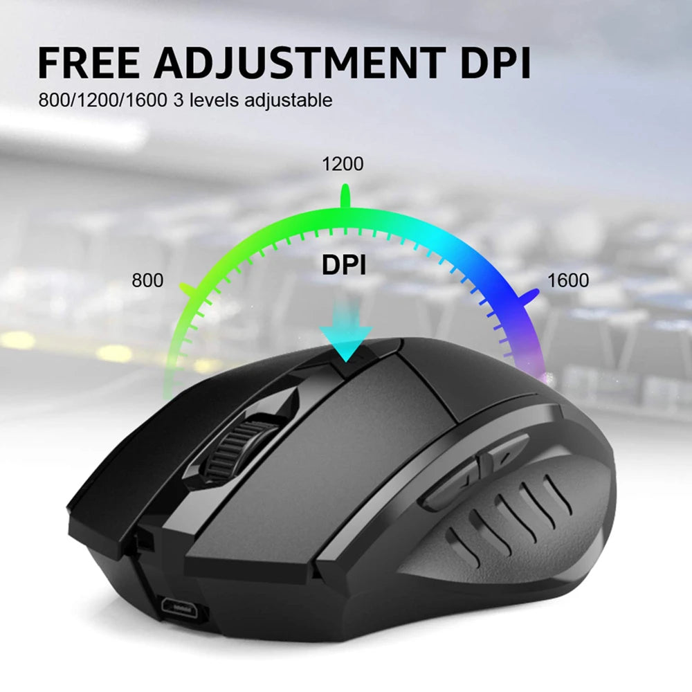 Bluetooth Rechargeable Wireless or 2.4G PM6 Wireless Mouse Office Mute Support PC Laptop Tablet Gamer Mouse For Computer