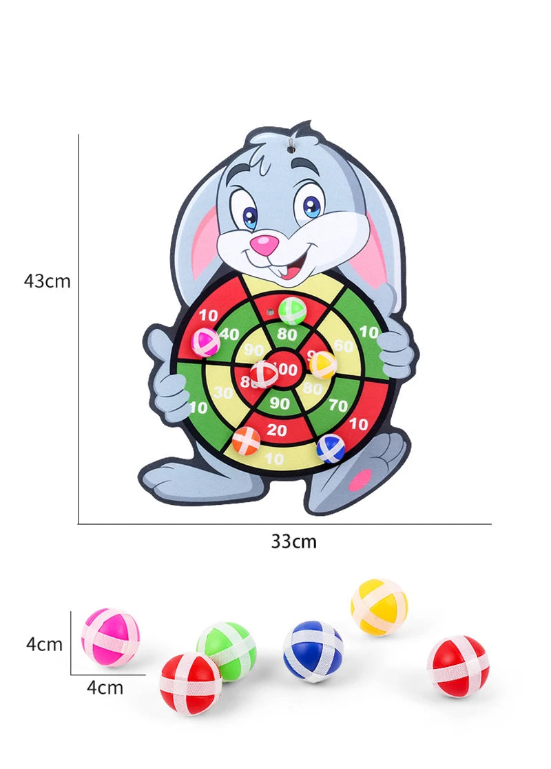 Educational Dart Board Games for Children Indoor Outdoor Party Play Games Kids Dartboard with Sticky Balls Sports Games For Kids