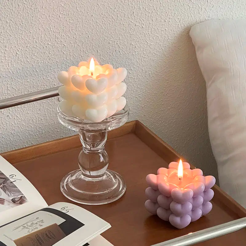 Colorful Low-temperature Aromatherapy Candles Birthdays Creative Fragrances High-end Candle Holders Romantic Sleep Enhancing