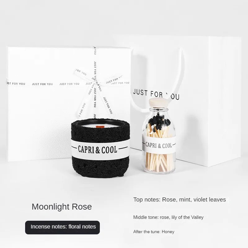 Handmade Fireless Aromatherapy Creative Candle Birthday Gift with Hand Gift Soybean Wax Perfume Fragrance Decoration Gift Box