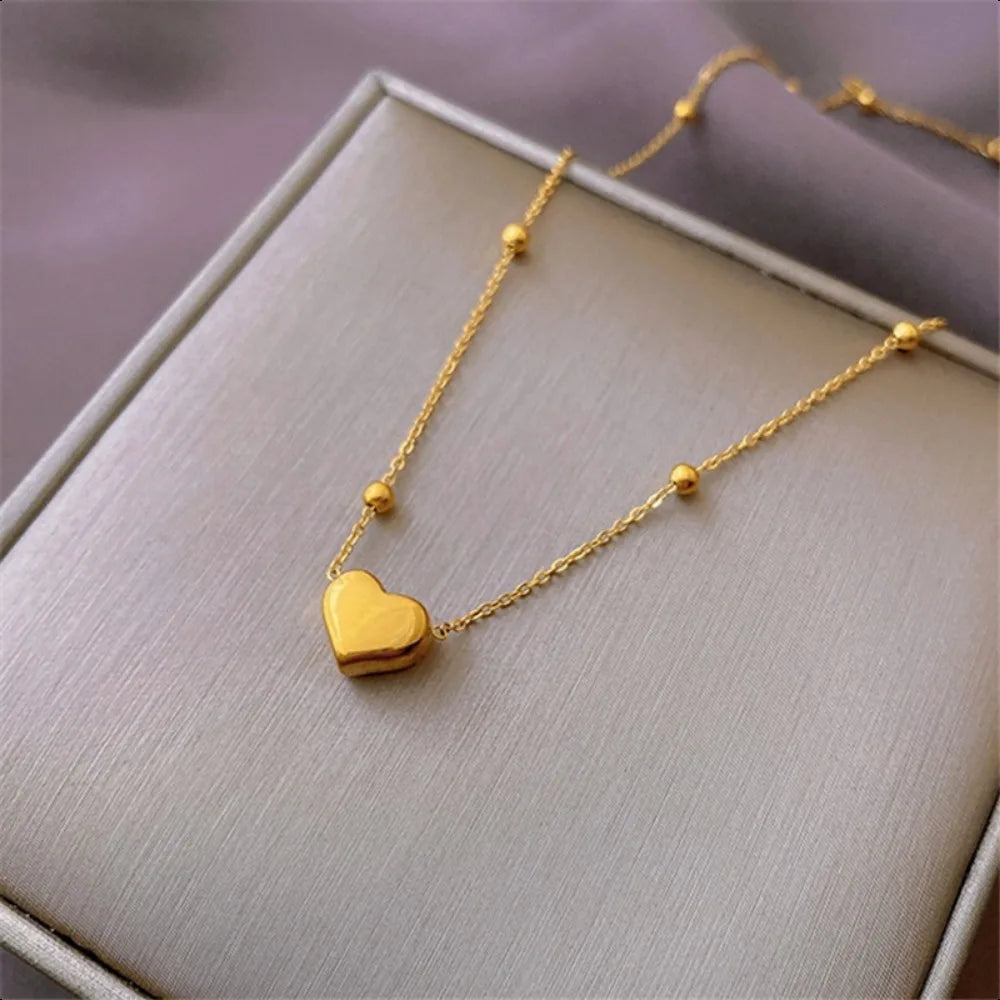 Stainless Steel Jewelry Set Novelty Twisted Heart Light Luxury High-end Sense Jewelry Set For Women Jewelry Anniversary 2024