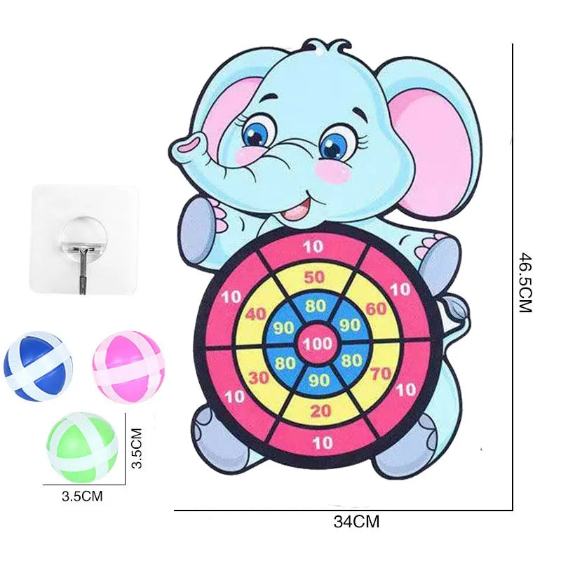 Educational Dart Board Games for Children Indoor Outdoor Party Play Games Kids Dartboard with Sticky Balls Sports Games For Kids