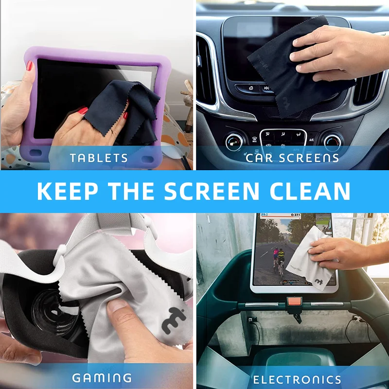 MagiicFiber Microfiber Cleaning Cloths, High Density Non-Streaking Wipes, Soft and Efficient Premium Cleaning Cloths