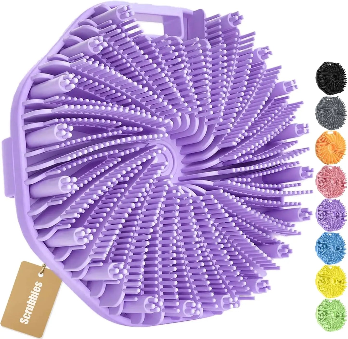 Scrub silicone body scrubber, Sensitive skin exfoliator Body scrubber, Body scrub, Shower silicone bath brush, charcoal
