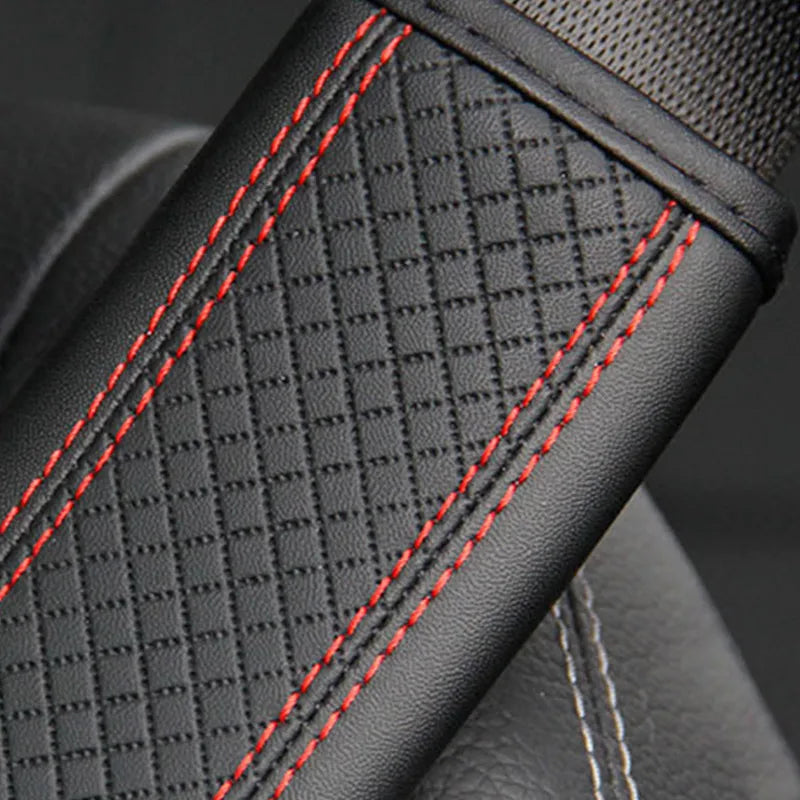Car accessories seat belt PU Leather Safety Belt Shoulder Cover Breathable Protection Seat Belt Padding Pad Auto Interior Access
