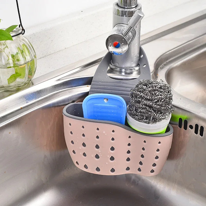 Kitchen drainage basket, kitchen sink bracket, household storage drainage basket, kitchen accessories