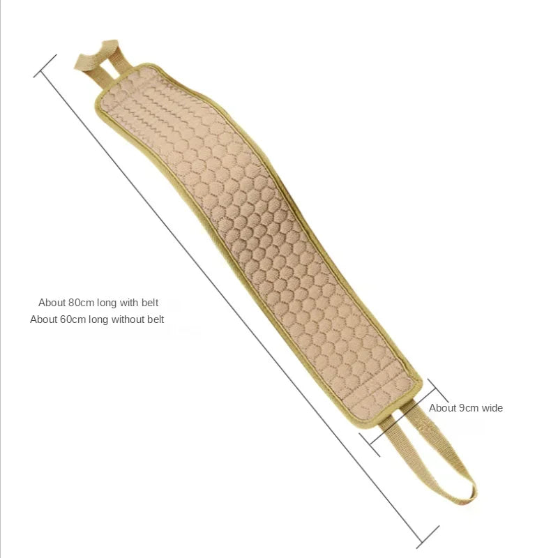 Bathroom Exfoliating Back Scrubber Shower Belt Towel Deep Mud Clean Korean Body Washcloth Japanese Rear Scrub Bath Pull Strap