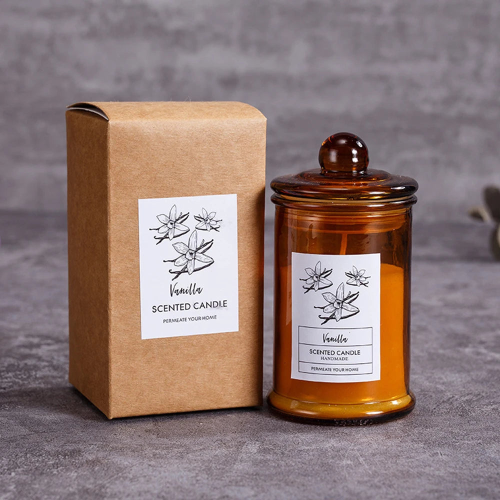 Aromatherapy Candles, Soy Wax, Small Tea Jars, Fragrance Gift, Handheld Gift