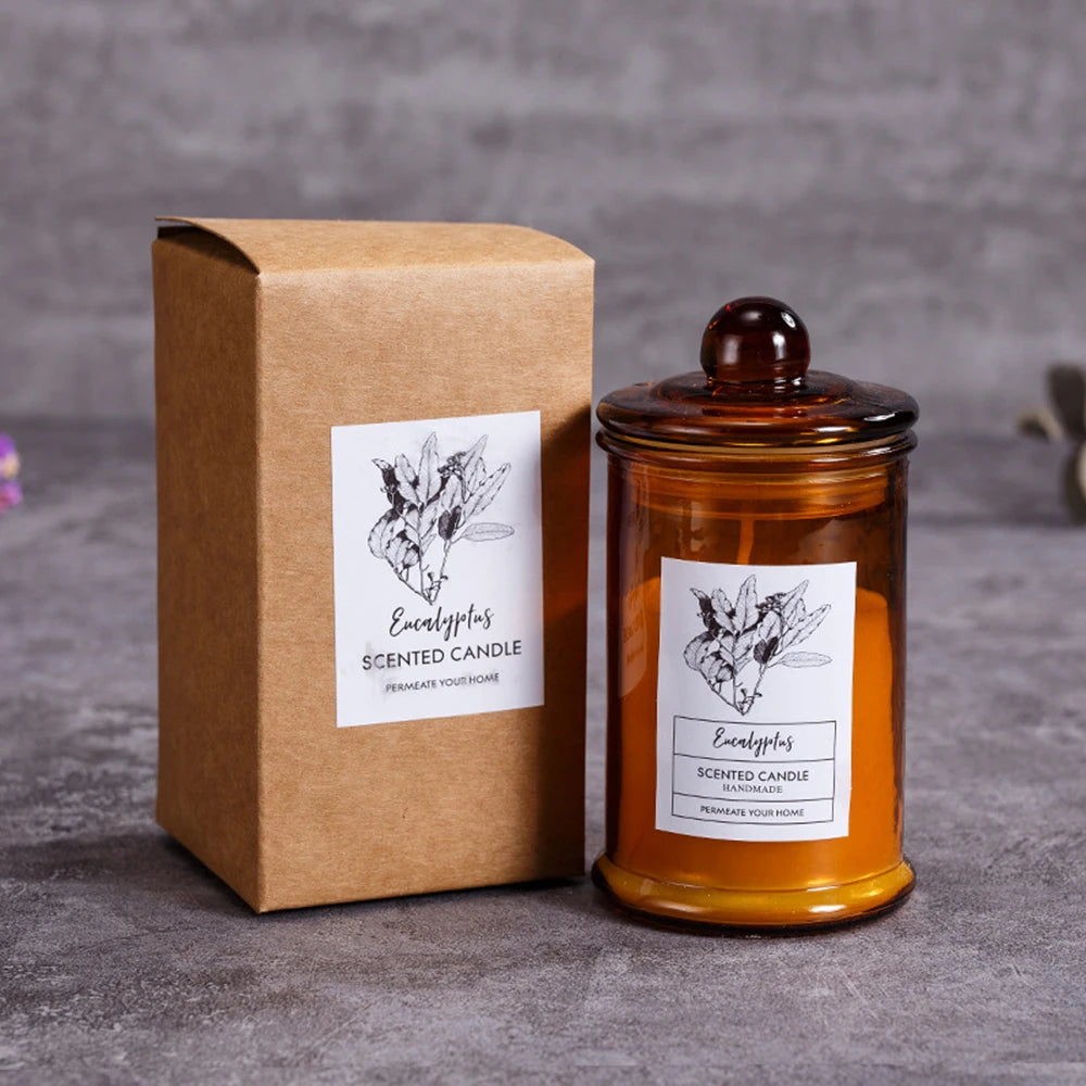 Aromatherapy Candles, Soy Wax, Small Tea Jars, Fragrance Gift, Handheld Gift