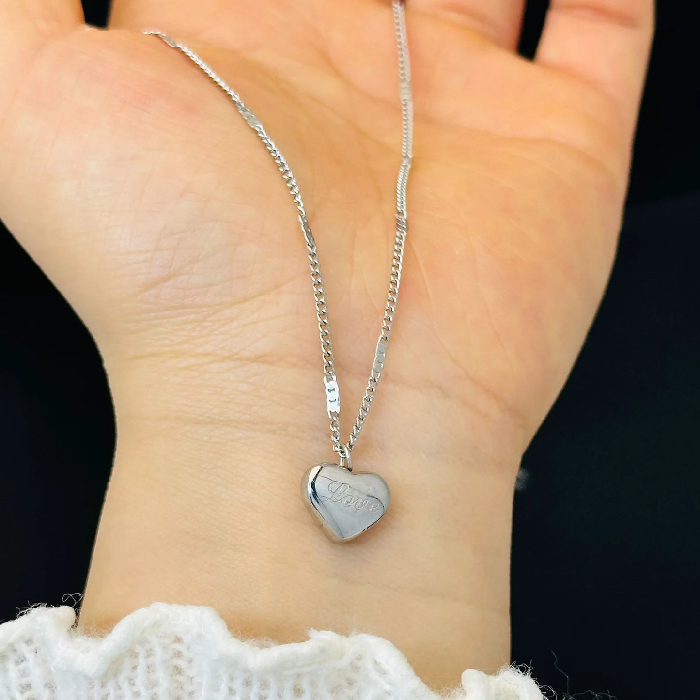 Stainless Steel Jewelry Set Novelty Twisted Heart Light Luxury High-end Sense Jewelry Set For Women Jewelry Anniversary 2024
