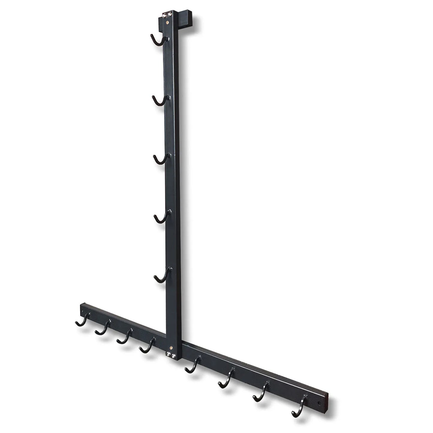 Detachable Floor/Wall Style Fitness Equipment Accessories Handle Placement Rack Gym Resistance Belt Storage Rack Space Saving